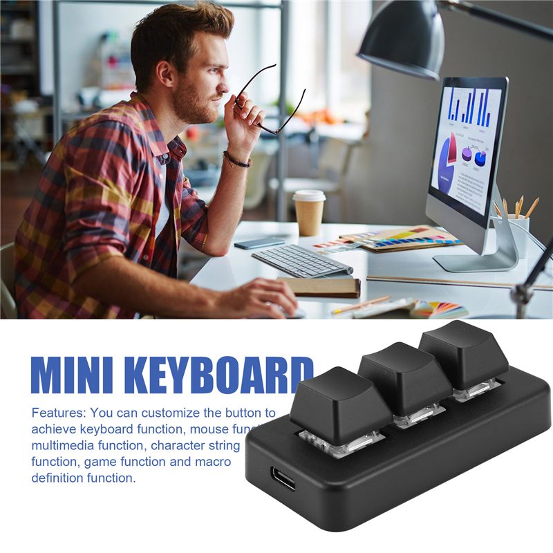 MK321 Progammable Macro Mini K - Gaming Keyboard Mini recension och pris
