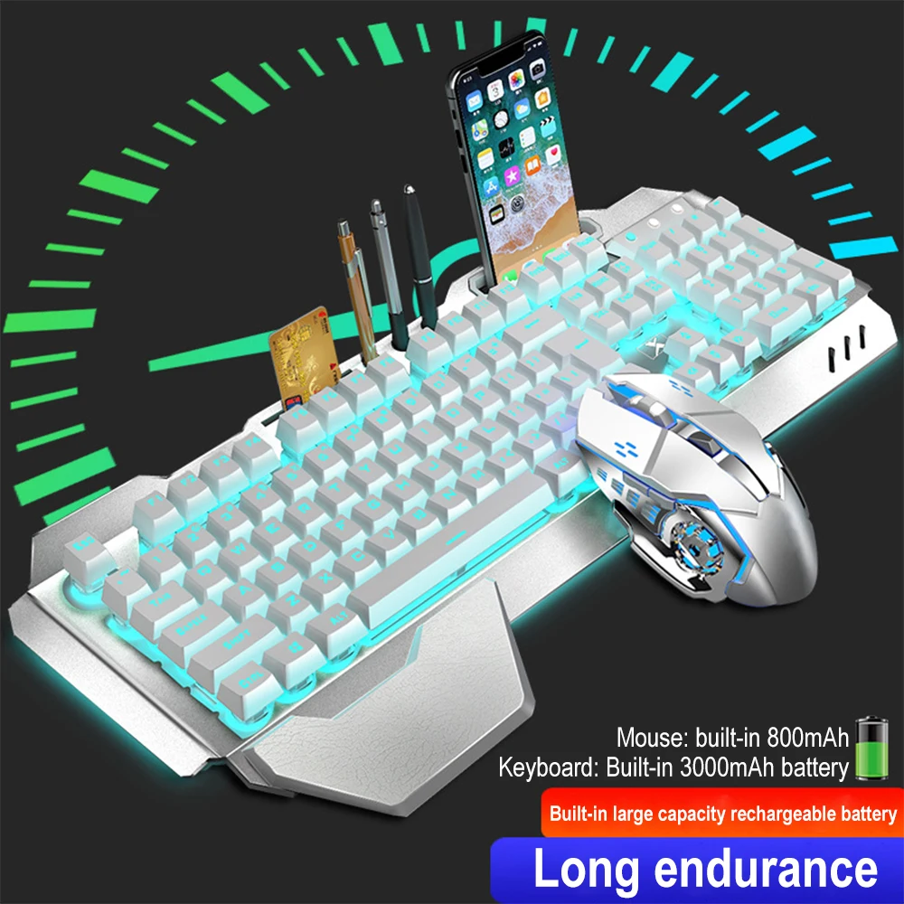 K680 Rechargeable 2.4G wireles - Gaming Keyboard Mouse Wireless recension och pris