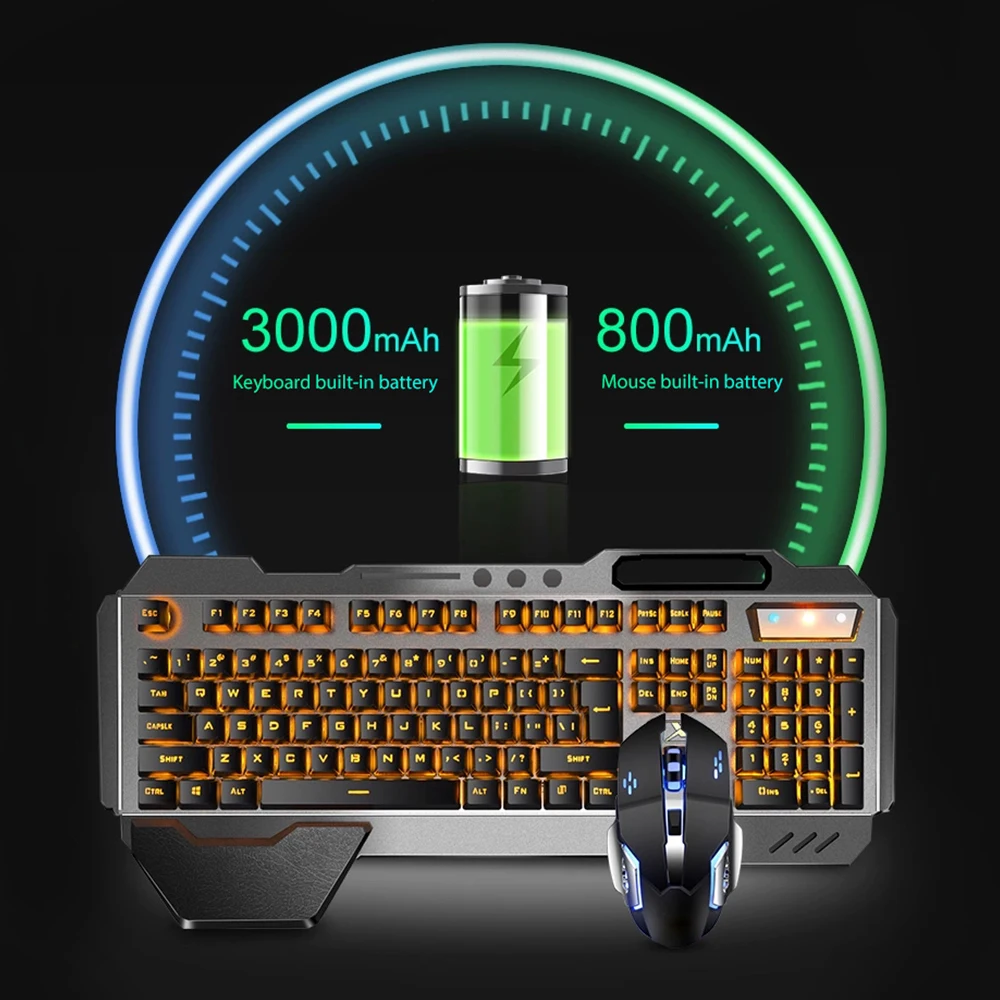 K680 Rechargeable 2.4G wireles - Gaming Keyboard Mouse Wireless recension och pris