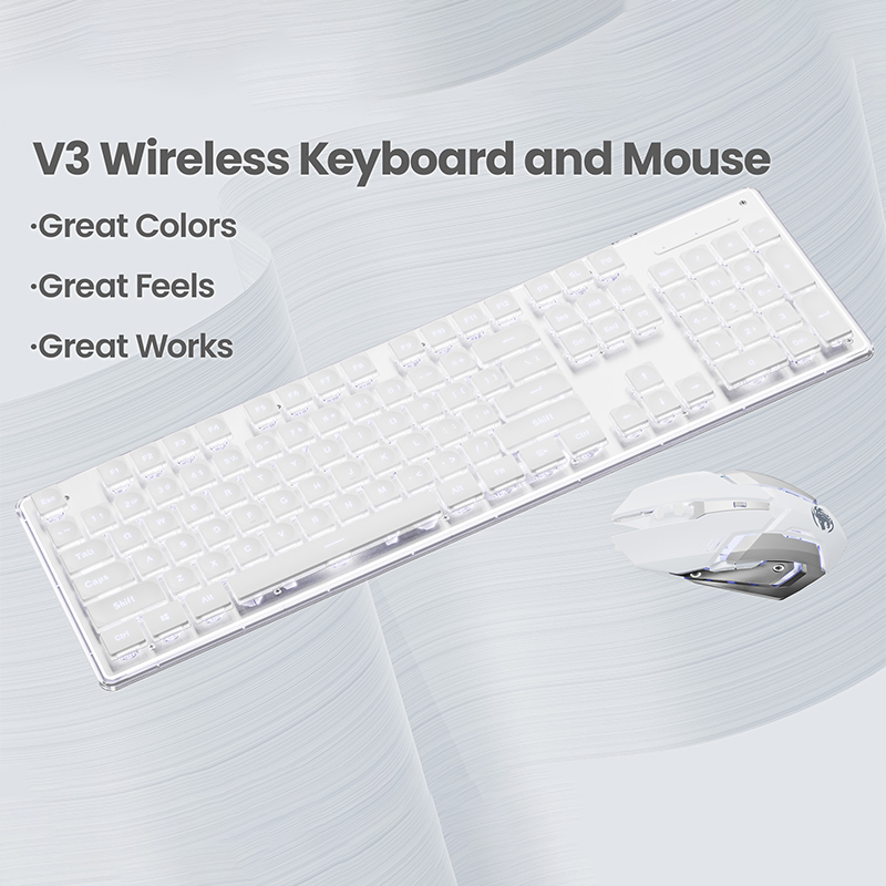 EWEADN V3 wireless Silent Offi - Gaming Keyboard Bluetooth recension och pris