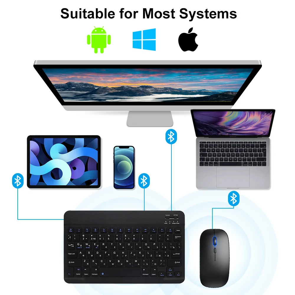 New 2025 Bluetooth Wireless Ke - Gaming Keyboard Mouse Wireless recension och pris