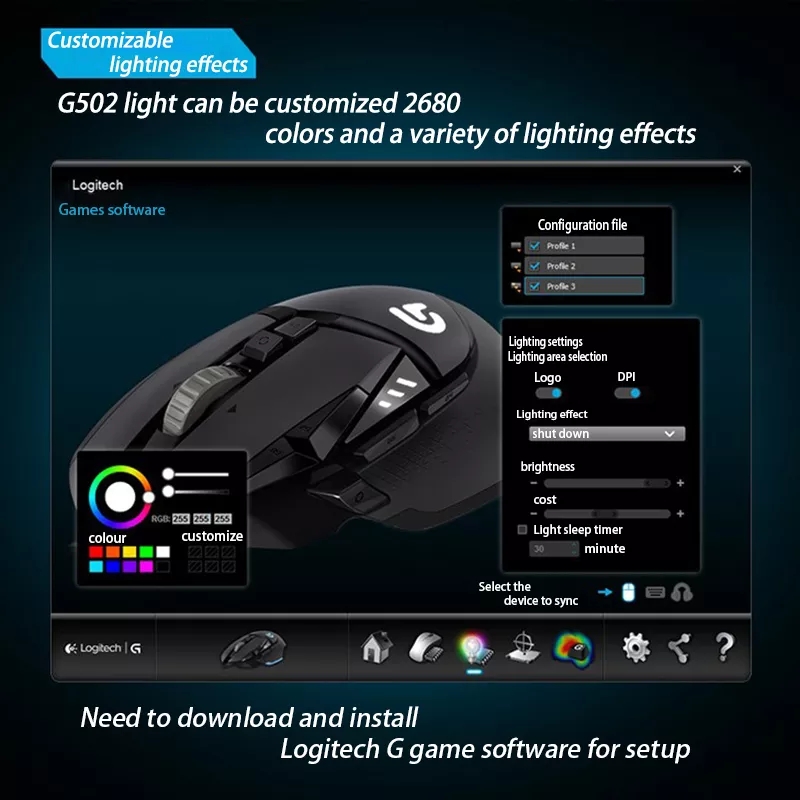 Logitech G502 HERO Wired Gamin - Logitech Mouse G502 recension och pris