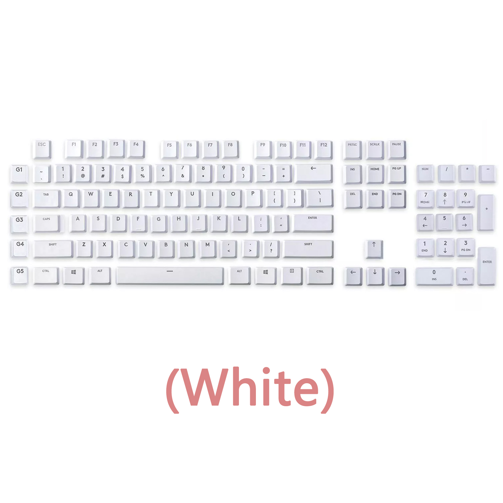 Complete Set Keycaps for G915, - Gaming Keyboard Tkl recension och pris