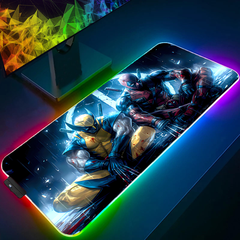 LED Mouse Pad Gaming Backlight - Gaming Keyboard Easy To Clean recension och pris