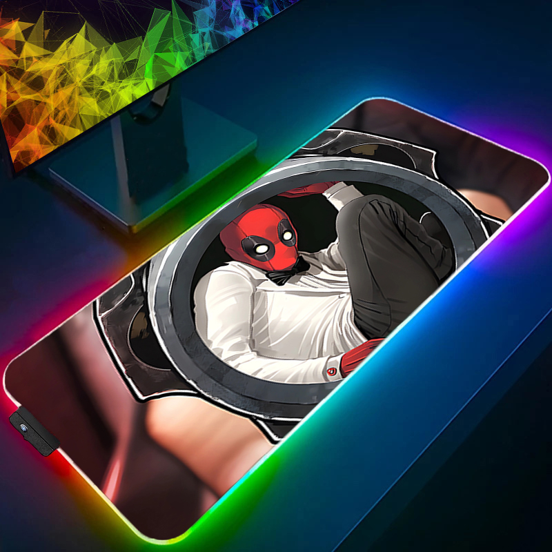 LED Mouse Pad Gaming Backlight - Gaming Keyboard Easy To Clean recension och pris