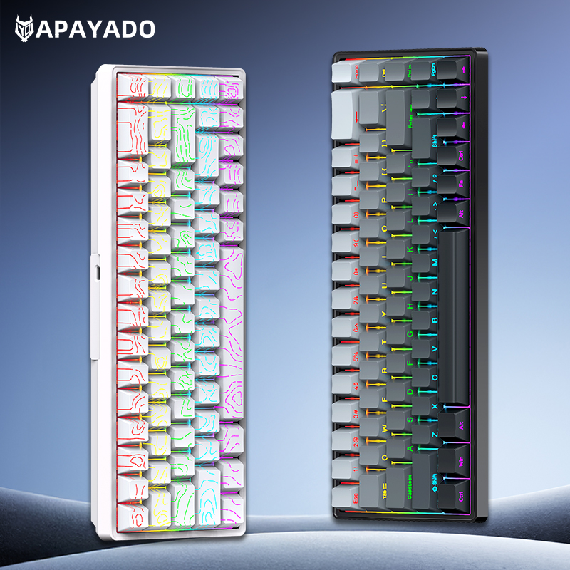 APAYADO A68 Wired Mechanical K - Keyboard Gaming Blue Switch recension och pris