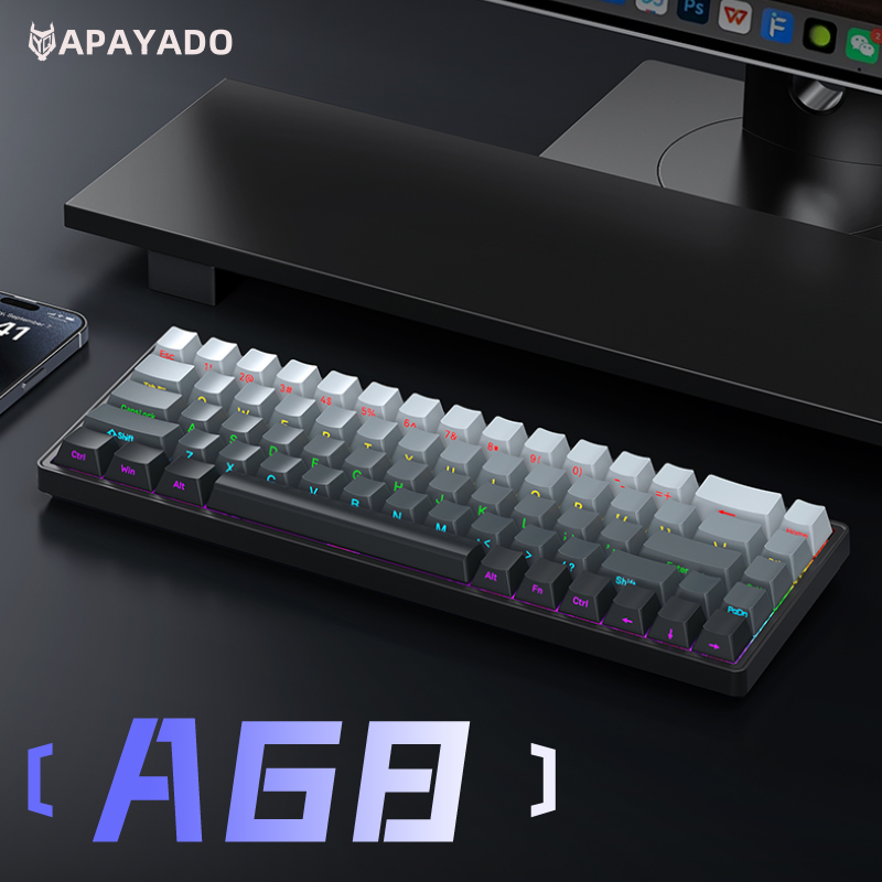 APAYADO A68 Wired Mechanical K - Keyboard Gaming Blue Switch recension och pris