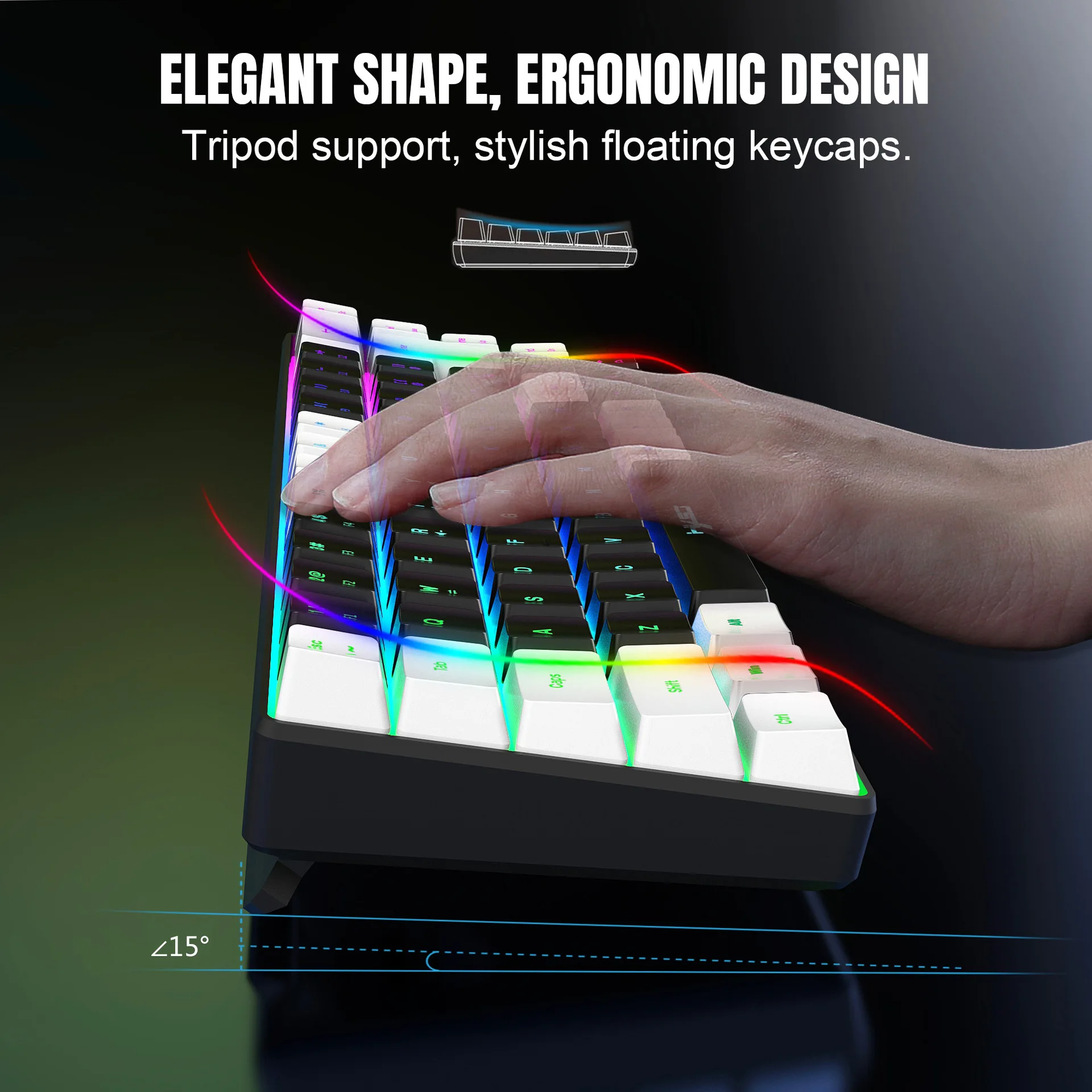 Keyboard and Mouse Combo Backl - Gaming Keyboard Mini recension och pris