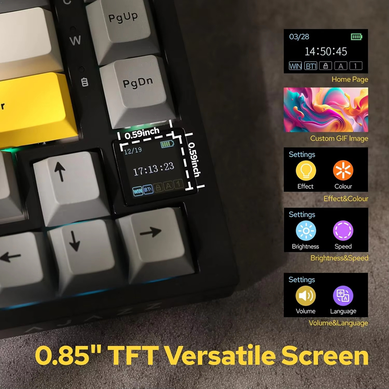 AK820/AK820Pro Gaming Mechanic - Gaming Keyboard Bluetooth recension och pris