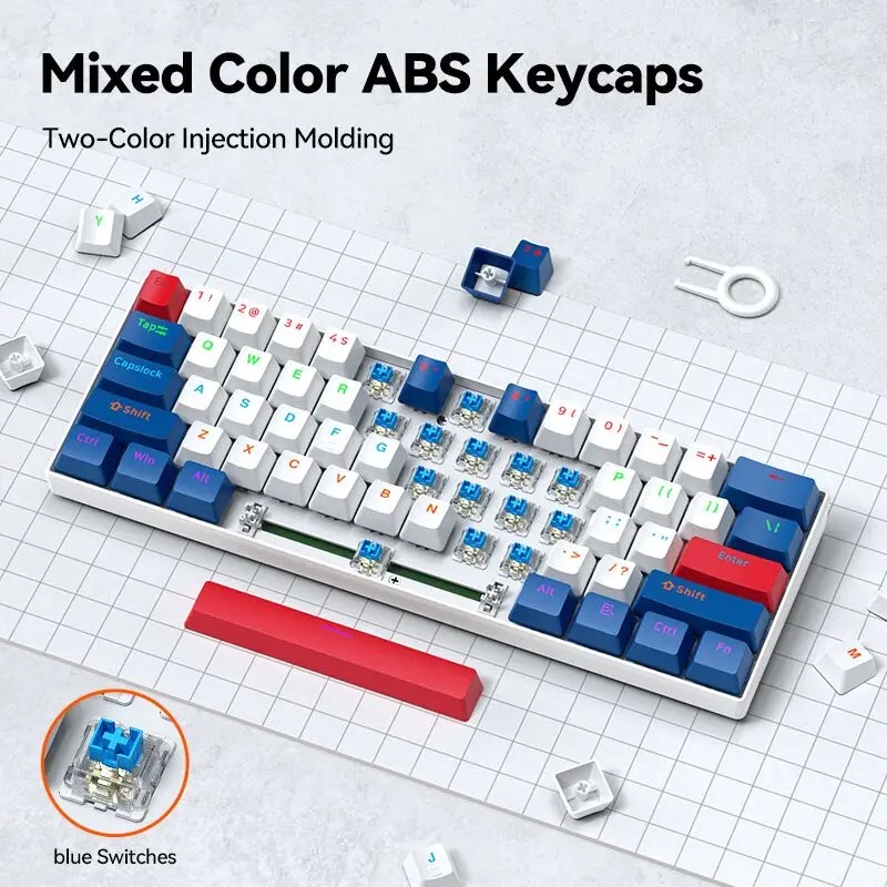 T-WOLF T60 61Key Mechanical Ga - Gaming Keyboard Not Typing recension och pris