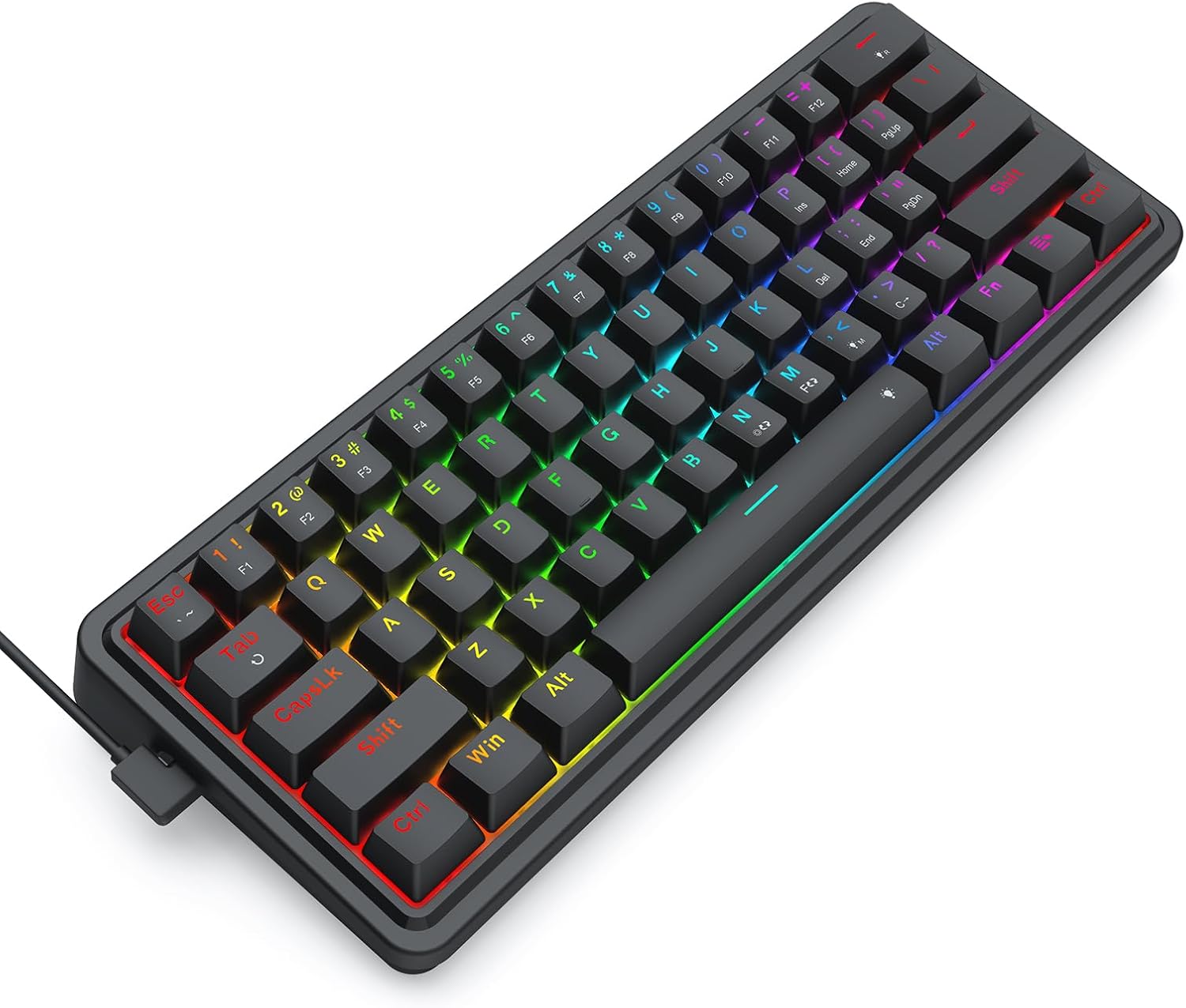 Redragon K722 60% Wired Gasket - Gaming Keyboard No Noise recension och pris