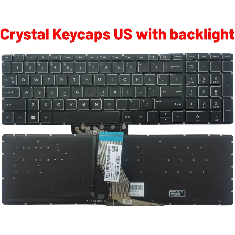 Russian/US/UK/Spanish/Latin la - Gaming Keyboard Hp recension och pris