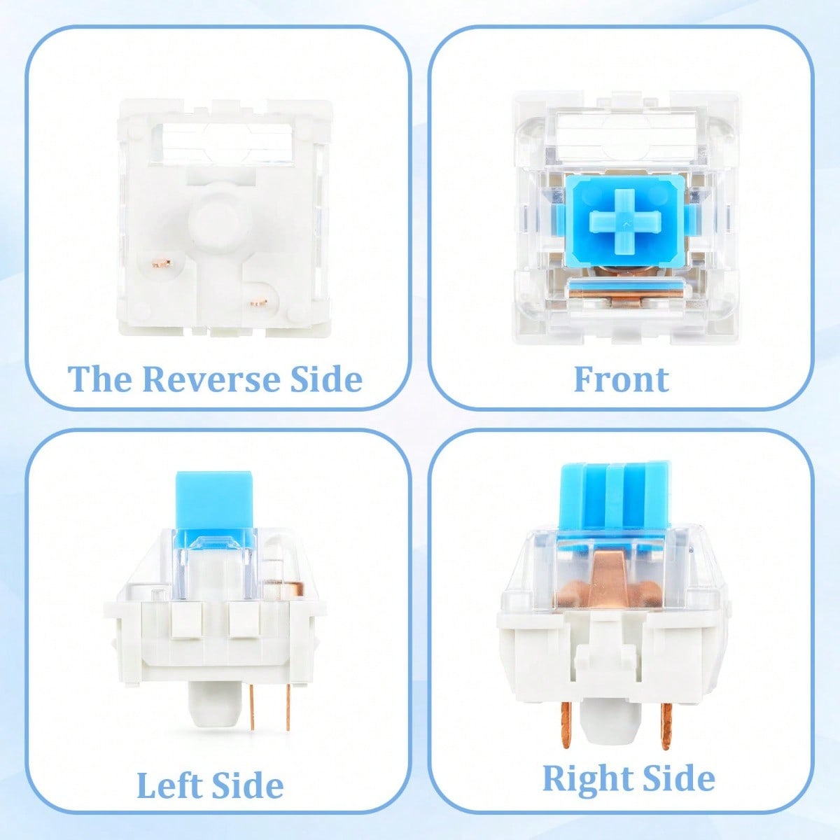 100 Practical Blue Switches, H - Keyboard Gaming Blue Switch recension och pris