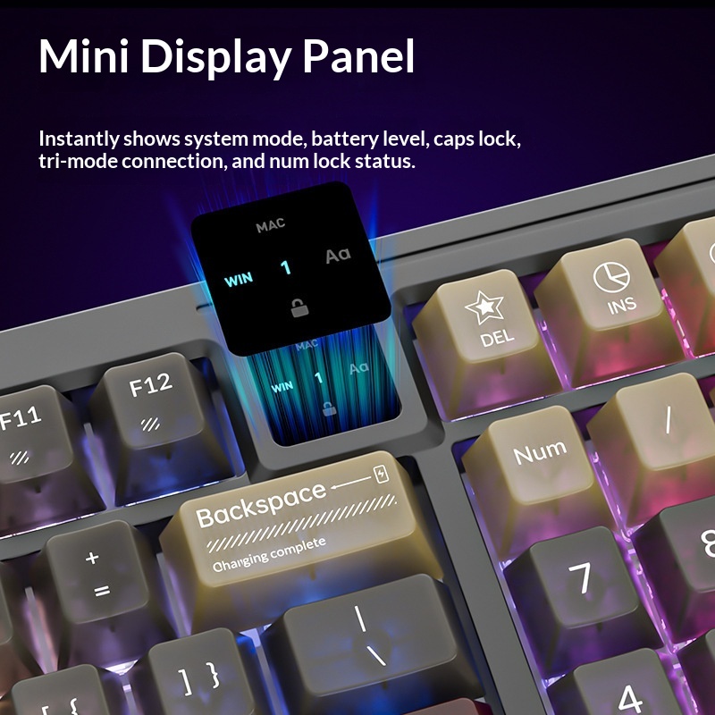 Bestseller T98 Tri-Mode Mechan - Gaming Keyboard Not Typing recension och pris