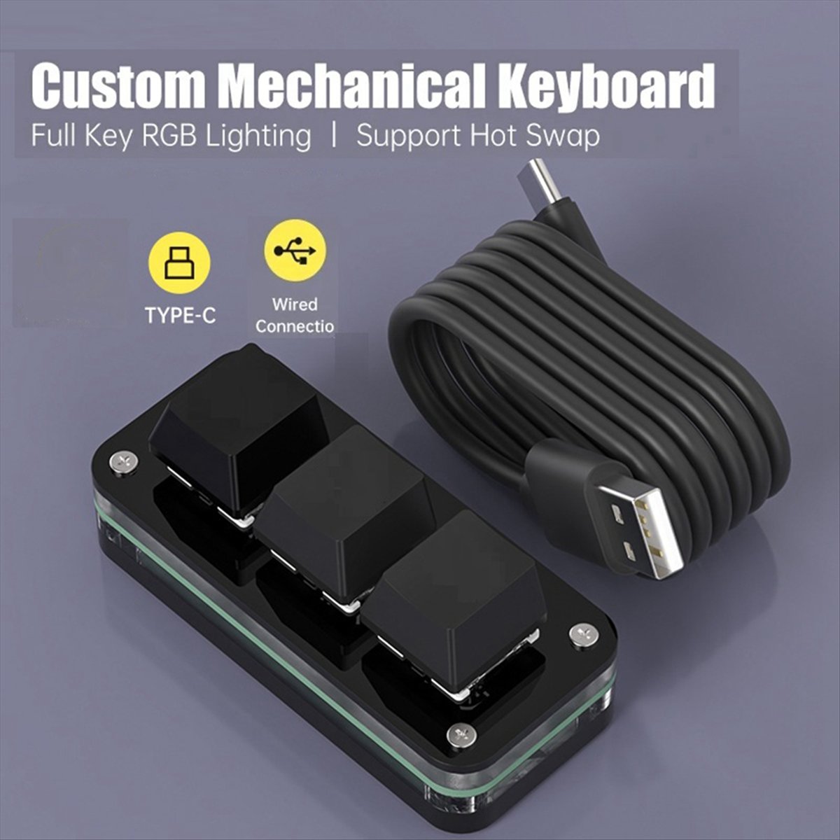 doyou 3 Keys Macro Programming - Gaming Keyboard Mini recension och pris