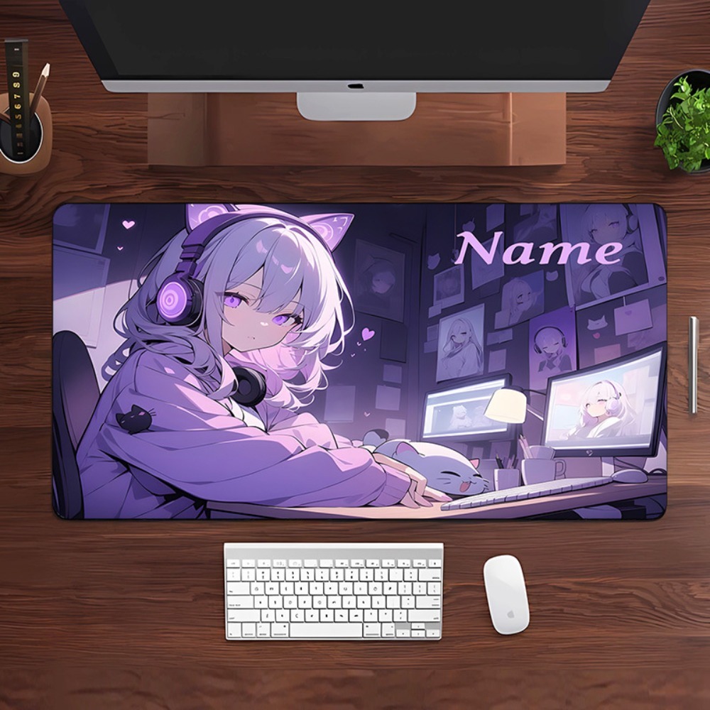 Customizable Name Anime Girl G - Gaming Keyboard Name recension och pris