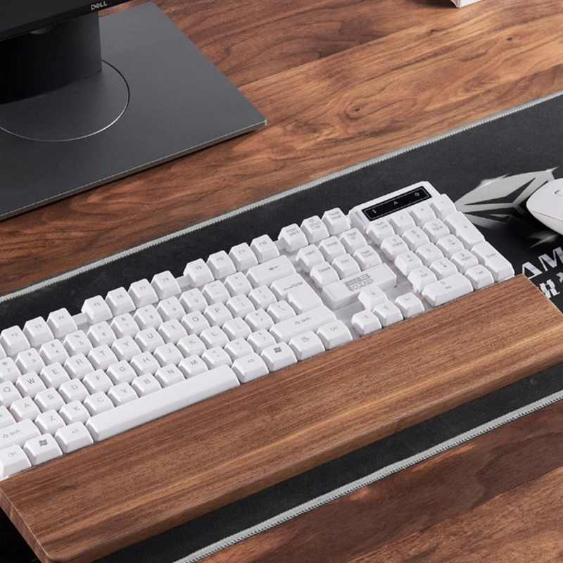 Solid Wood Keyboard Bracket Ha - Wrist Rest Wood recension och pris