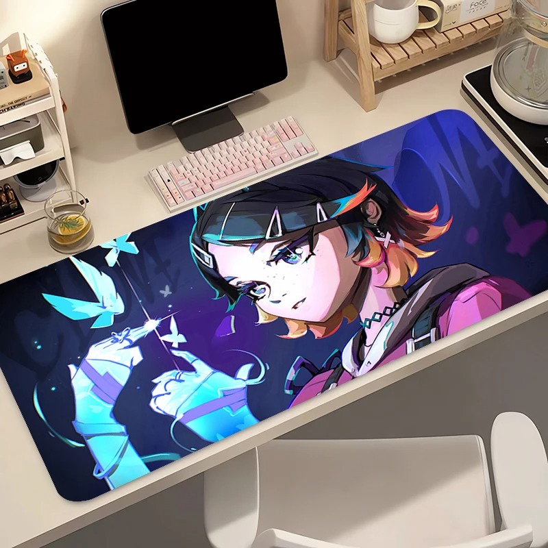 Mouse Pad Gamer Computer Anime - Gaming Keyboard Easy To Clean recension och pris