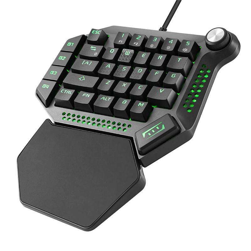 AEF6-One-Handed Mechanical Gam - Gaming Keyboard Training recension och pris
