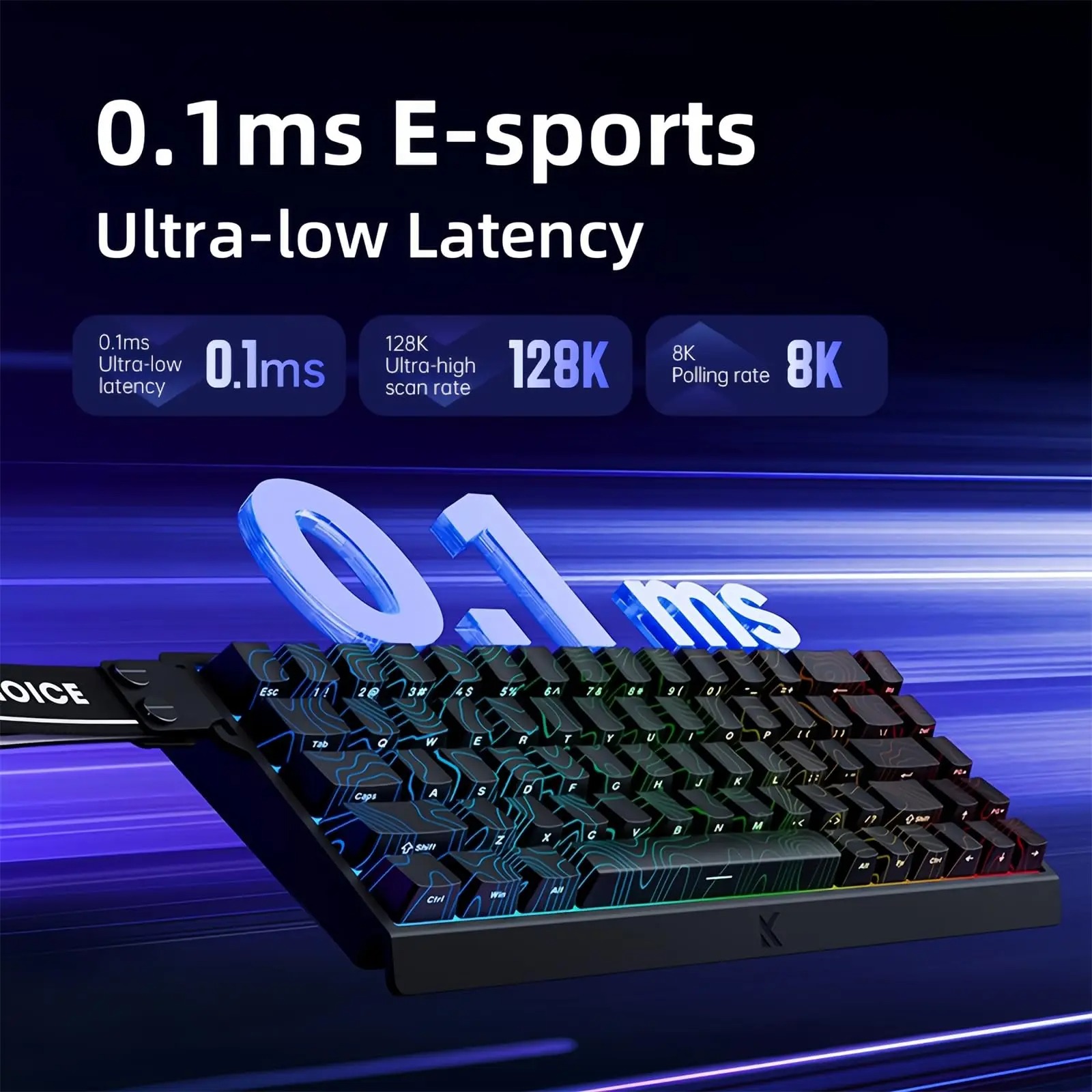 MCHOSE ACE 68 Magnetic Switch  - Gaming Keyboard Hall Effect Switches recension och pris