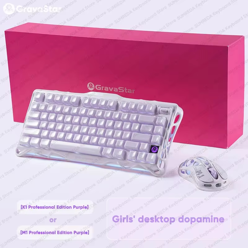 GravaStar M1 M2 Wireless Mouse - Gaming Keyboard Bluetooth recension och pris